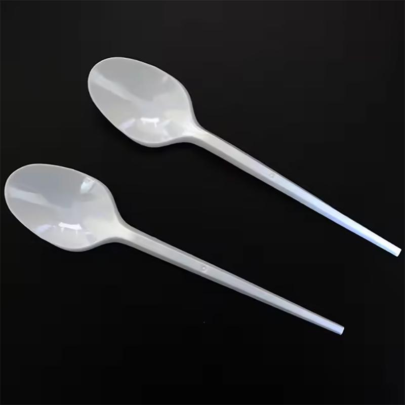 #White Ice Cream Spoon