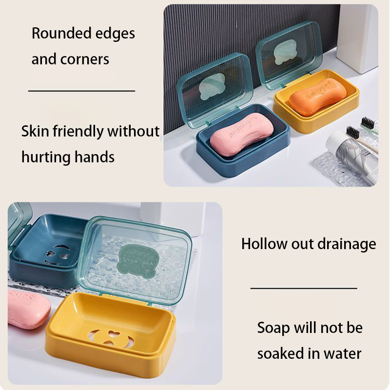 #Rounded corners and hollow design soap box 