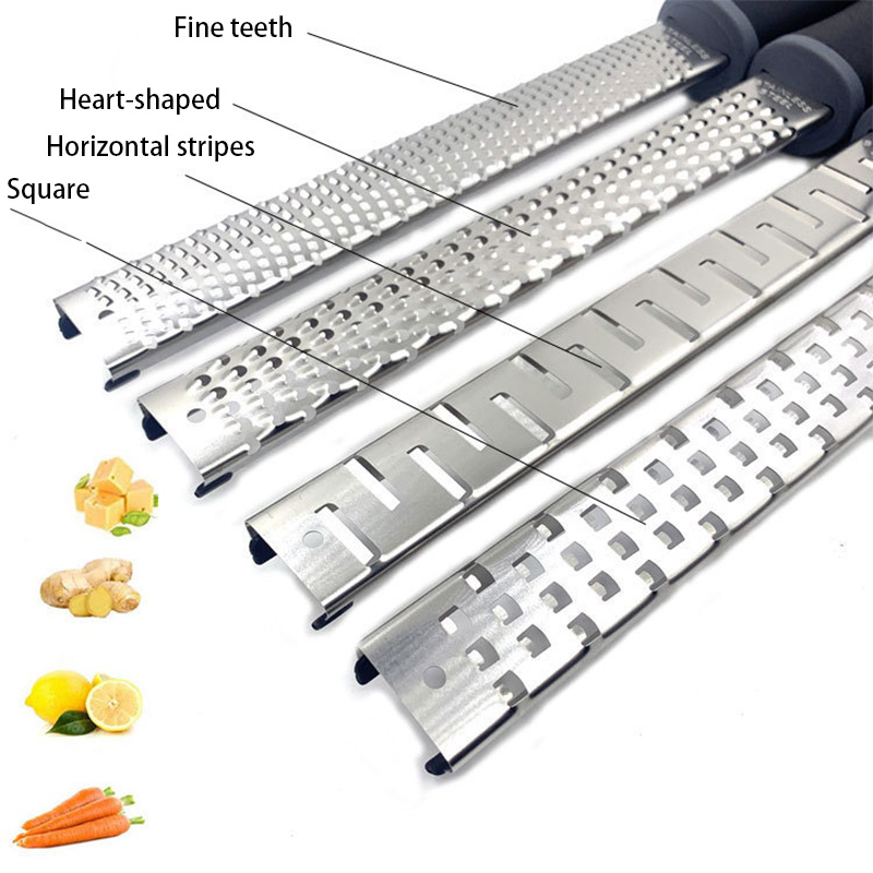 Lemon peel grater with more styles