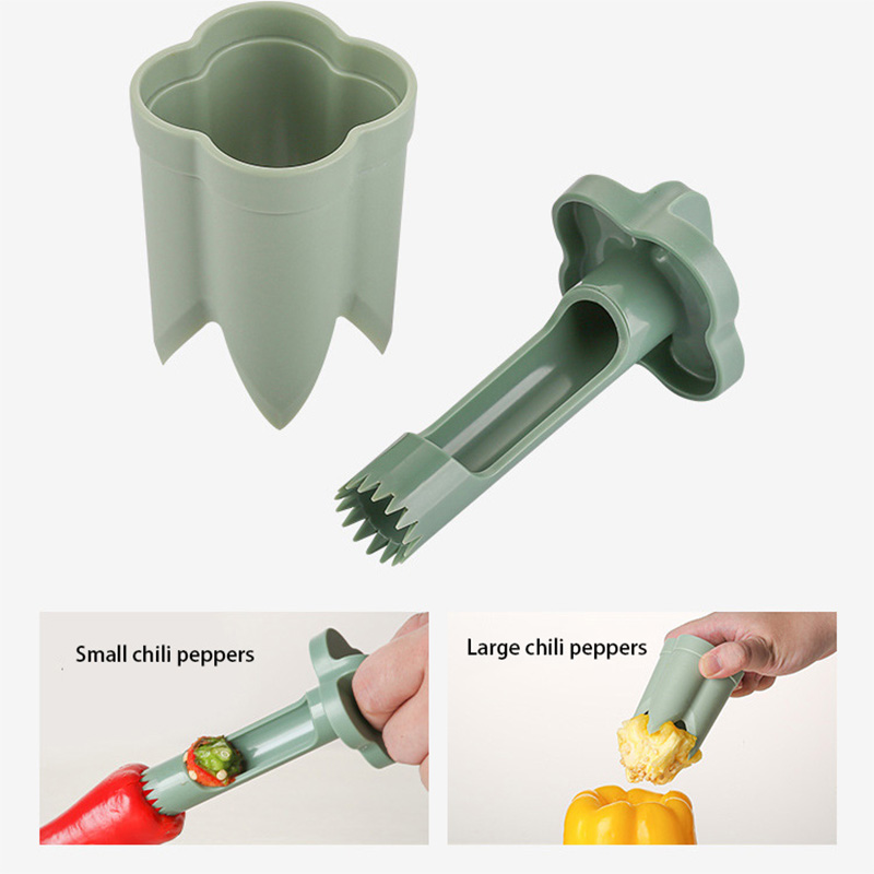 2 in 1 chilli pepper corer
