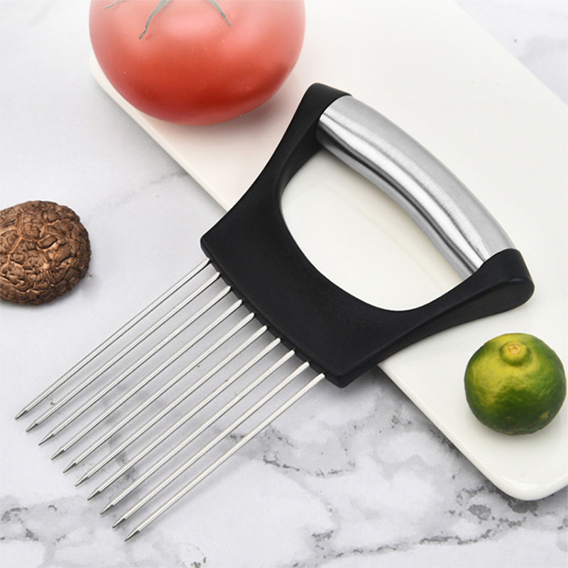 Onion needle slicer onion fork